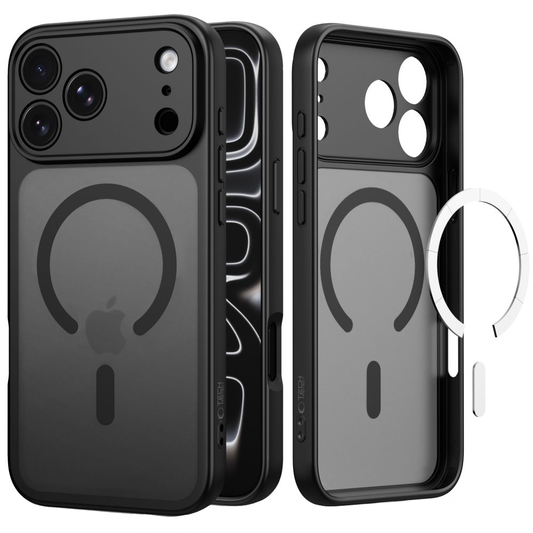 Калъф MagSafe за Apple iPhone 18 Pro / 17 Pro, Tech-Protect, BasicMag, Матиран Черен