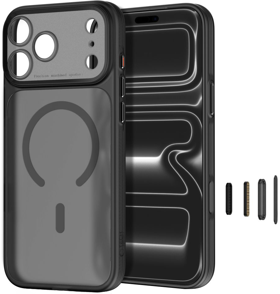 Калъф MagSafe за Apple iPhone 18 Pro Max / 17 Pro Max, Tech-Protect, MagPrime CC, Матиран Черен