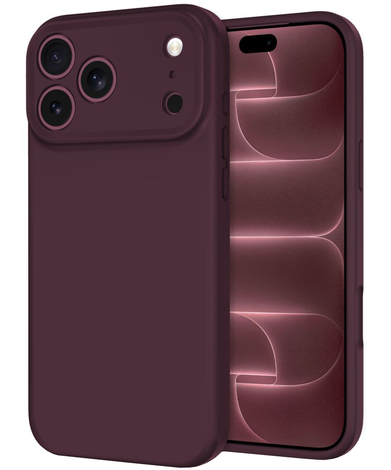 Калъф MagSafe за Apple iPhone 18 Pro / 17 Pro, Tech-Protect, силиконов, цвят бордо