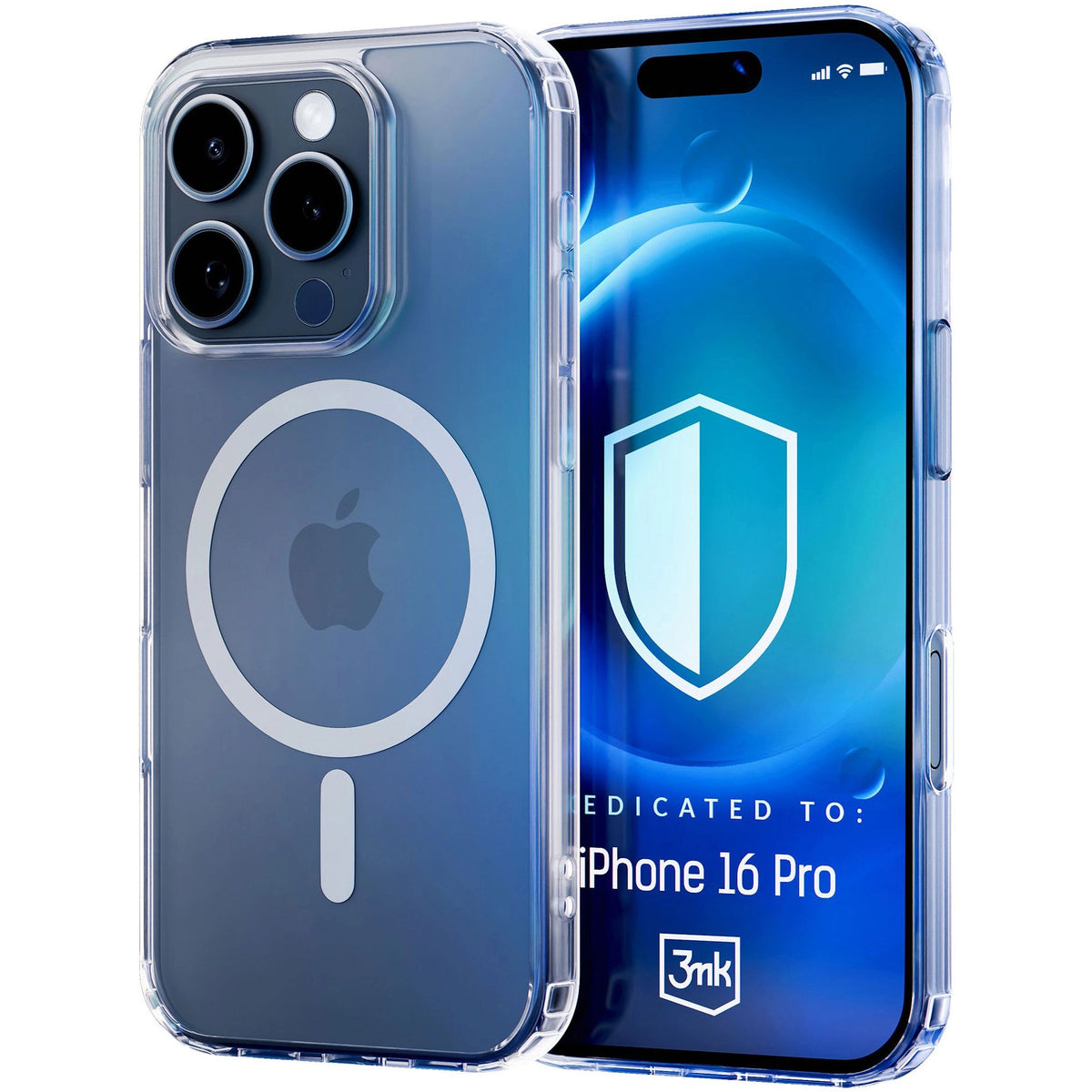 MagSafe калъф за Apple iPhone 16 Pro, 3MK, MagCase, MagCase, Прозрачен