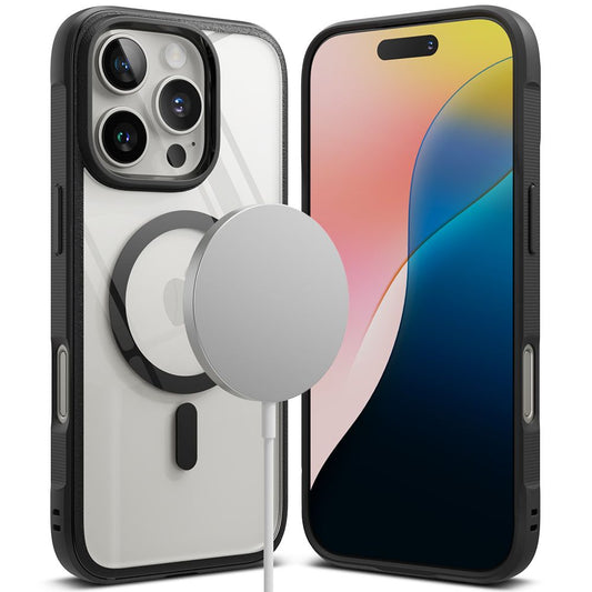 MagSafe калъф за Apple iPhone 16 Pro Max, Ringke, Fusion Bold, черен