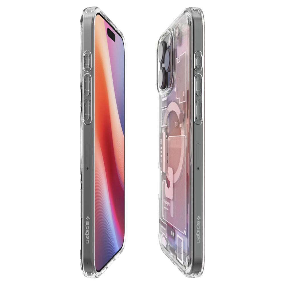 Калъф MagSafe за Apple iPhone 16 Pro Max, Spigen, Ultra Hybrid Zero One, Сив ACS08381