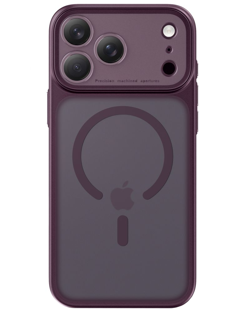 Калъф MagSafe за Apple iPhone 18 Pro Max / 17 Pro Max, Tech-Protect, MagPrime CC, Матово бордо