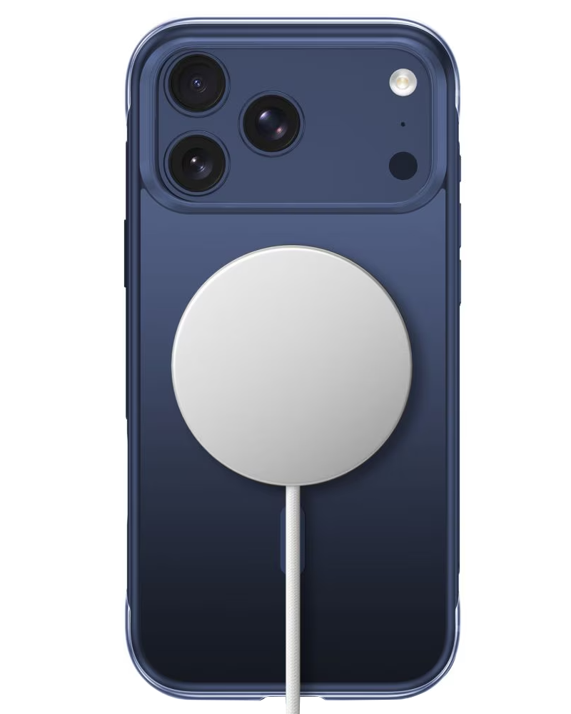 Калъф MagSafe за Apple iPhone 18 Pro / 17 Pro, Tech-Protect, MagAir CC, Матово тъмносиньо