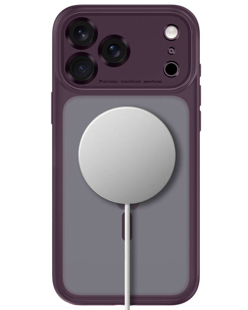 Калъф MagSafe за Apple iPhone 18 Pro Max / 17 Pro Max, Tech-Protect, MagPeak CC, Матово бордо