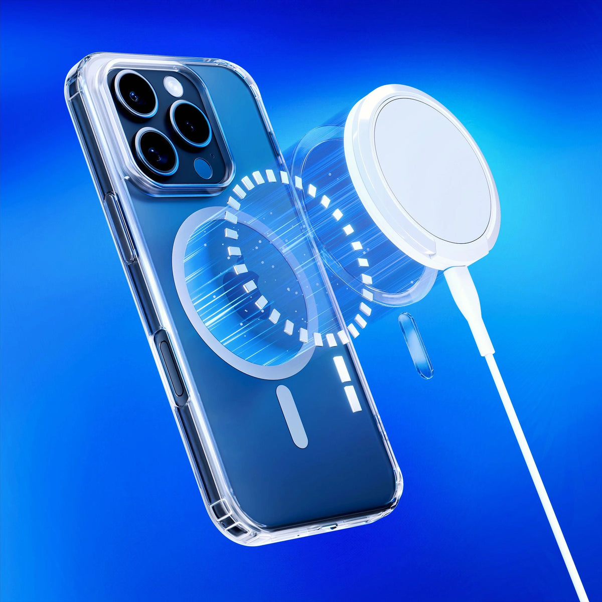 MagSafe калъф за Apple iPhone 16 Pro, 3MK, MagCase, MagCase, Прозрачен