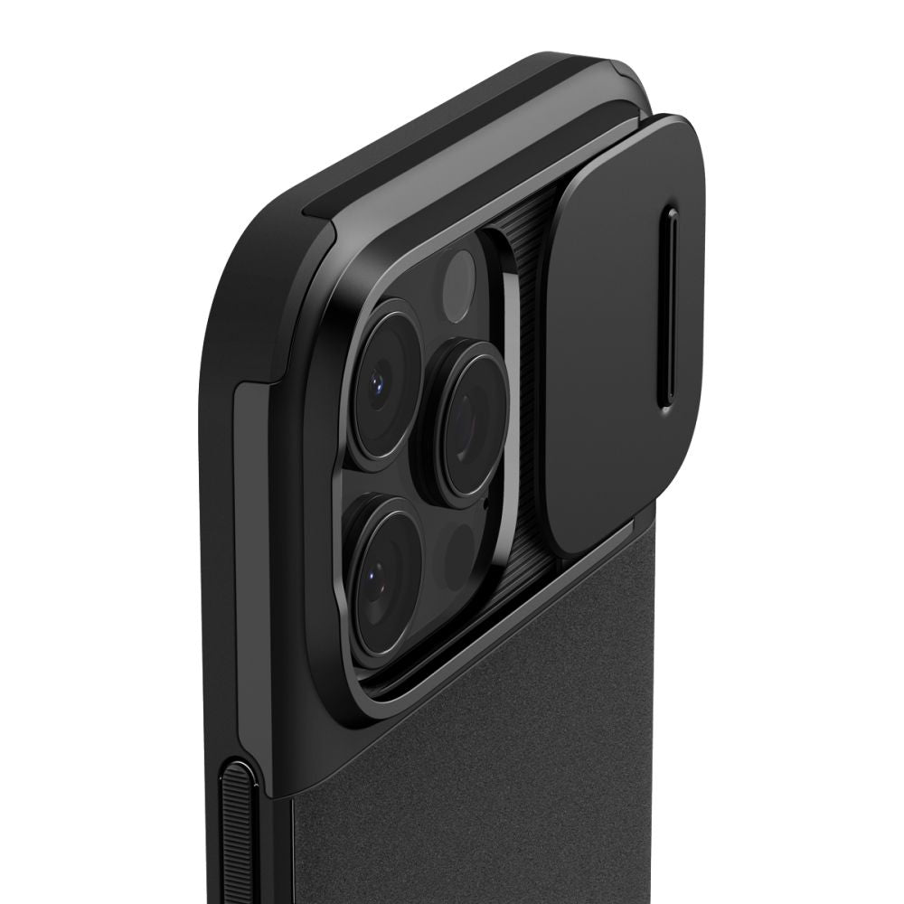 Калъф MagSafe за Apple iPhone 16 Pro, Spigen, OPTIK ARMOR, черен ACS08149