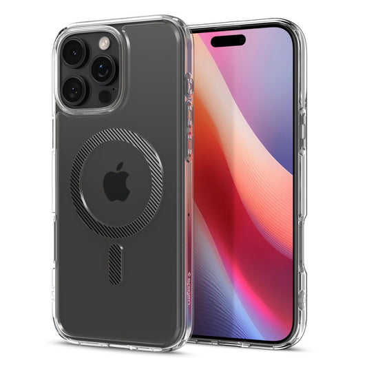 MagSafe калъф за Apple iPhone 16 Pro Max, Spigen, Ultra Hybrid, сив ACS08000