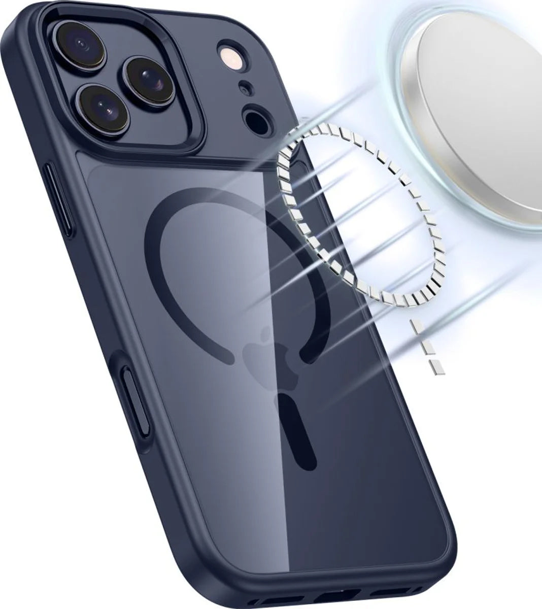 Калъф MagSafe за Apple iPhone 17 Pro, Tech-Protect, Magmat, Тъмносин