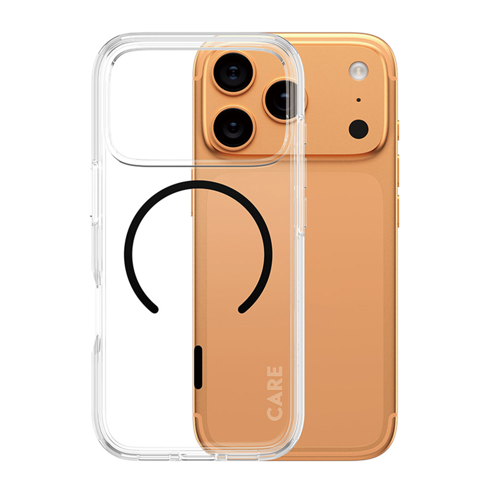 Калъф MagSafe за Apple iPhone 17 Pro, PanzerGlass, Care Urban Explorer, Прозрачен Бял, Повторно запечатан