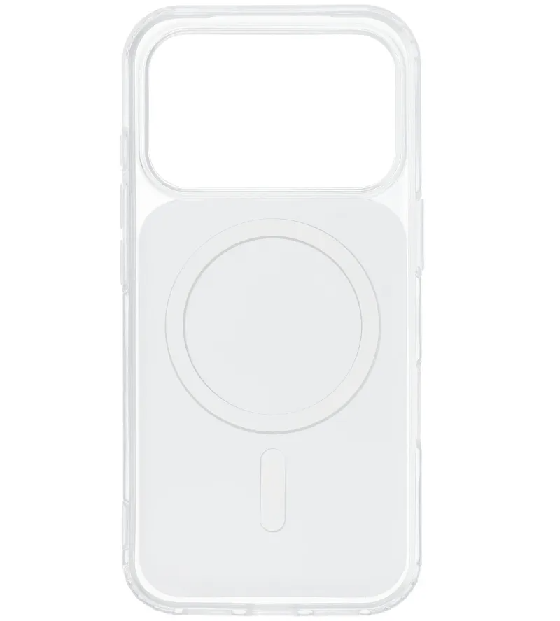 MagSafe калъф за Apple iPhone 17e / 16e, OEM, Clear Fusion Mag Cover, бял