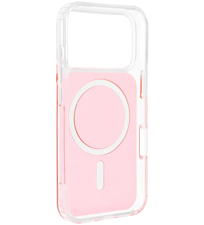 MagSafe калъф за Apple iPhone 17e / 16e, OEM, Clear Fusion Mag Cover, Оранжев