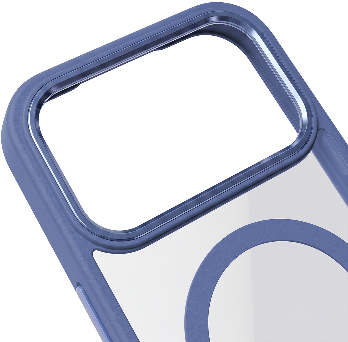 Калъф MagSafe за Apple iPhone 18 Pro Max / 17 Pro Max, OEM, Color Clear Mag, Син