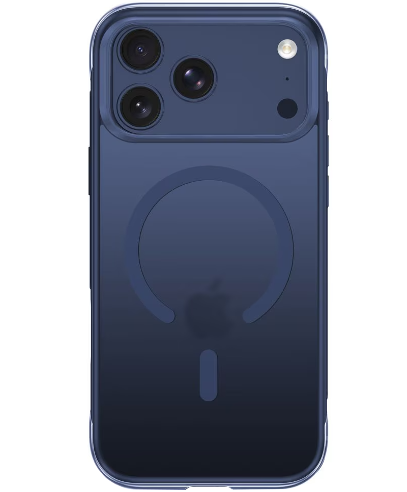 Калъф MagSafe за Apple iPhone 18 Pro / 17 Pro, Tech-Protect, MagAir CC, Матово тъмносиньо