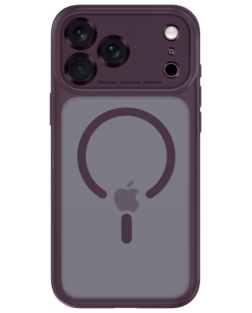 Калъф MagSafe за Apple iPhone 18 Pro Max / 17 Pro Max, Tech-Protect, MagPeak CC, Матово бордо