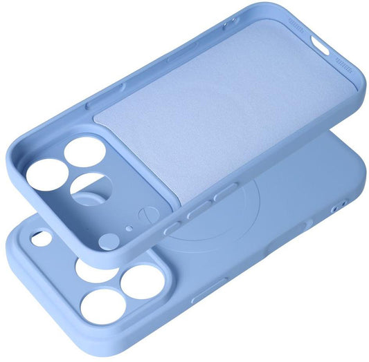 Калъф MagSafe за Apple iPhone 18 Pro Max / 17 Pro Max, OEM, Silicone Mag, синьо