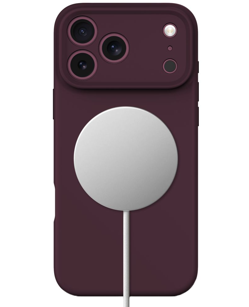 Калъф MagSafe за Apple iPhone 18 Pro / 17 Pro, Tech-Protect, силиконов, цвят бордо