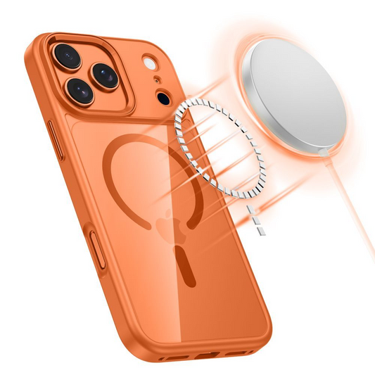 Калъф MagSafe за Apple iPhone 17 Pro Max, Tech-Protect, Magmat, Оранжев