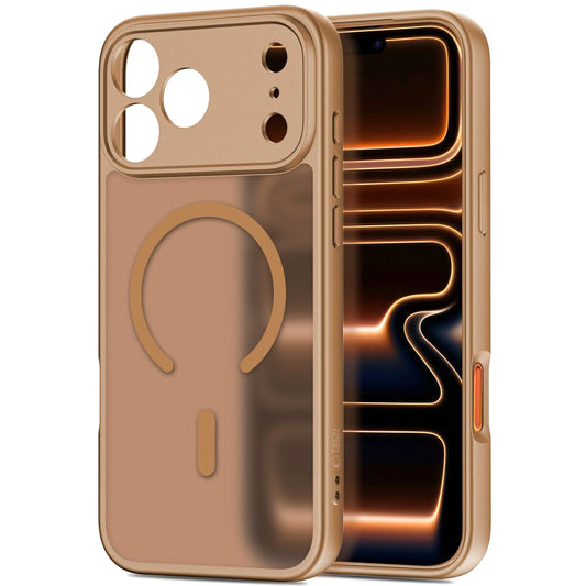 Калъф MagSafe за Apple iPhone 17 Pro Max, Tech-Protect, BasicMag, Матово кафяв