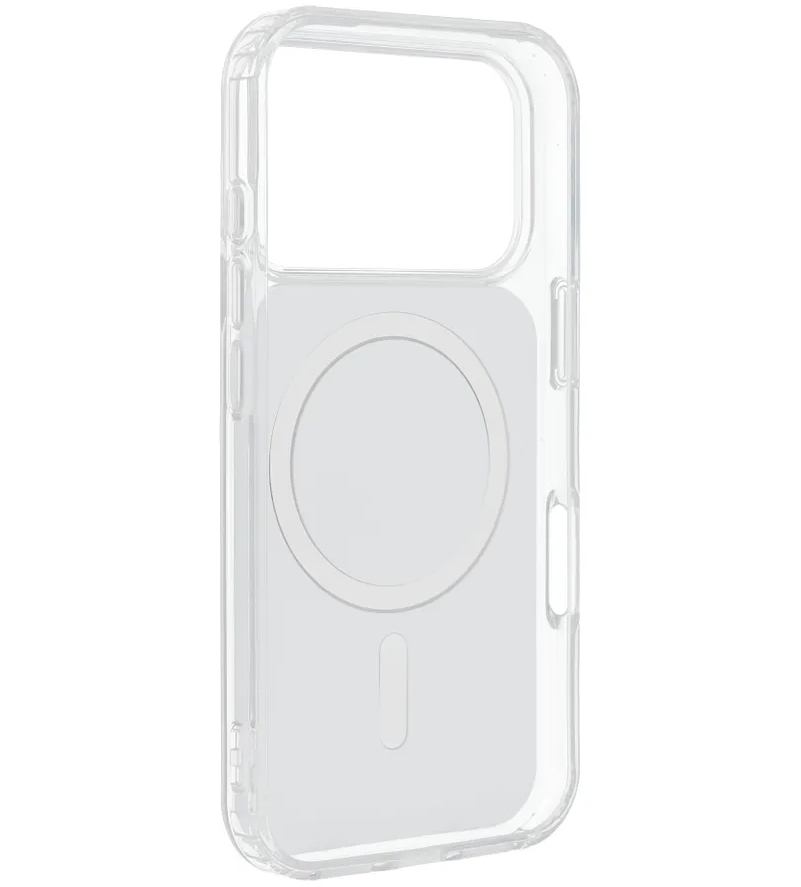 MagSafe калъф за Apple iPhone 17e / 16e, OEM, Clear Fusion Mag Cover, бял