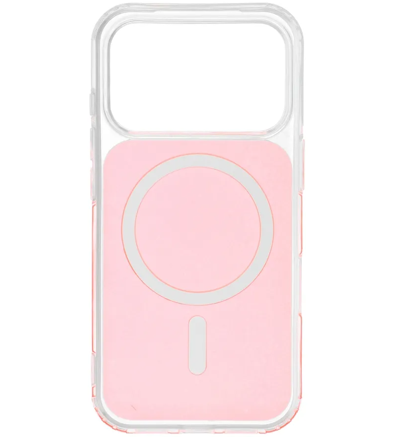 MagSafe калъф за Apple iPhone 17e / 16e, OEM, Clear Fusion Mag Cover, Оранжев