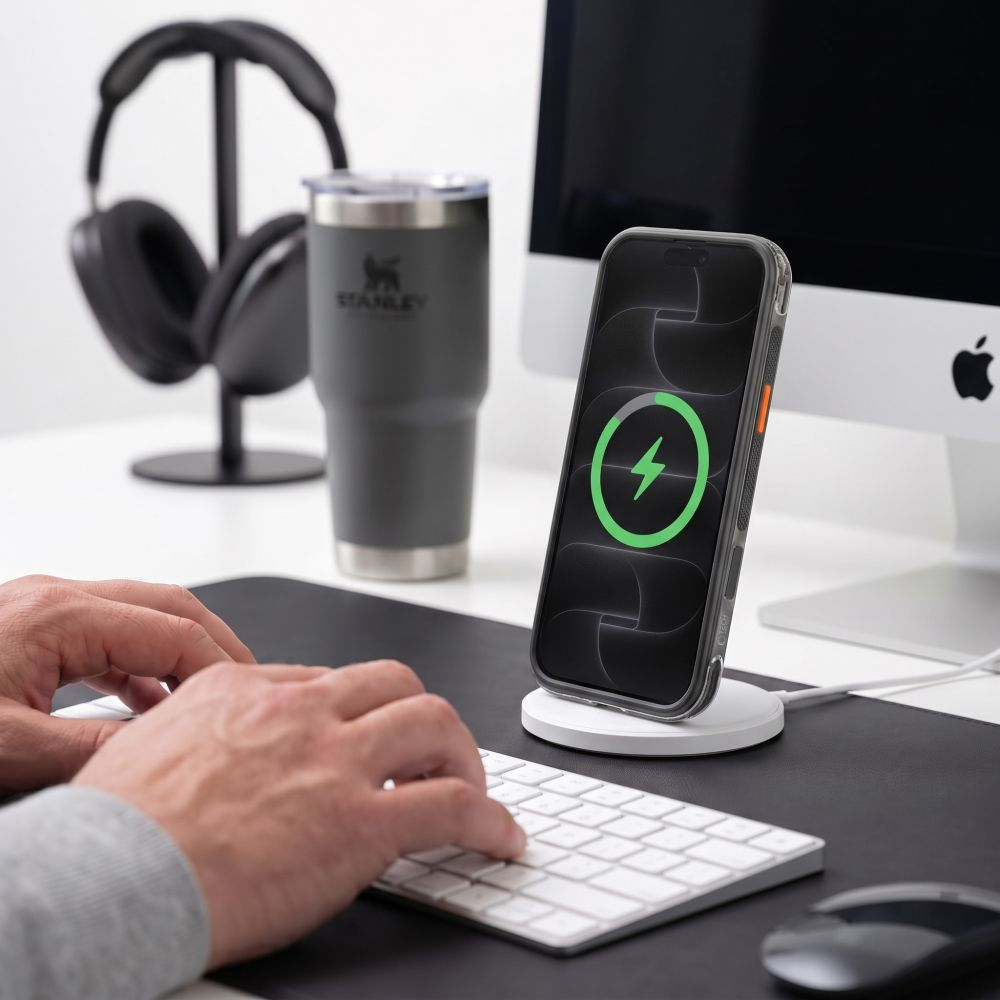 Калъф MagSafe за Apple iPhone 18 Pro / 17 Pro, Tech-Protect, MagAir CC, Матиран Черен