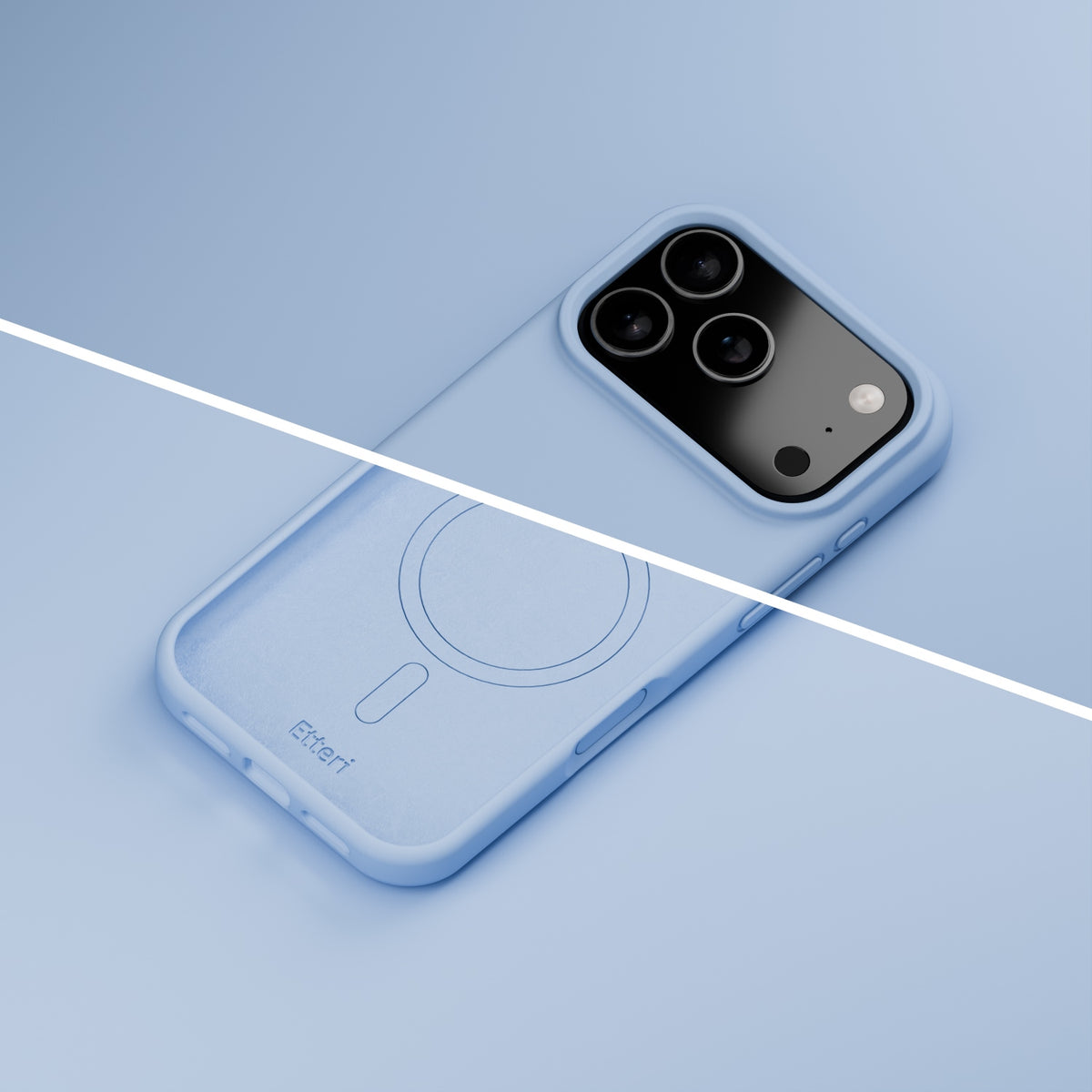 Калъф MagSafe за Apple iPhone 18 Pro Max / 17 Pro Max, Etteri, Silicone Mag, Син