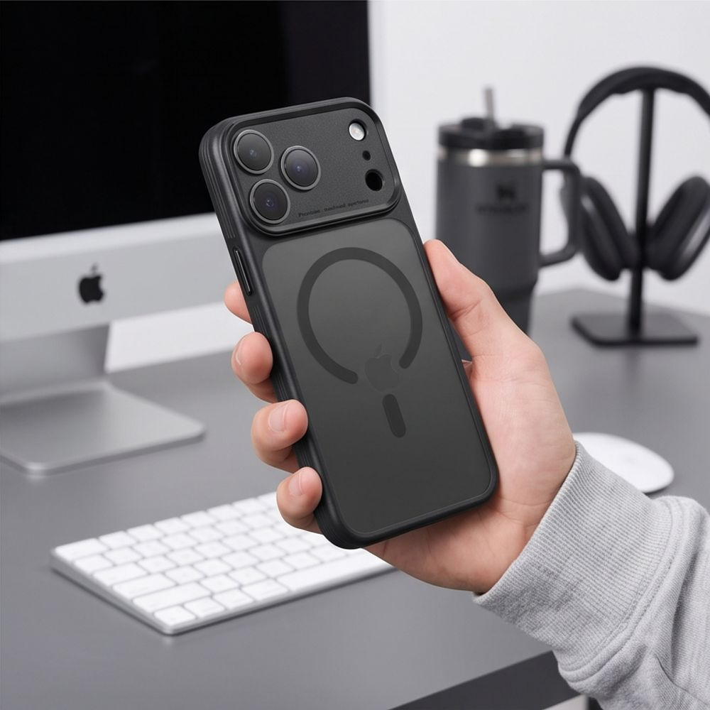 Калъф MagSafe за Apple iPhone 18 Pro Max / 17 Pro Max, Tech-Protect, MagPrime CC, Матиран Черен