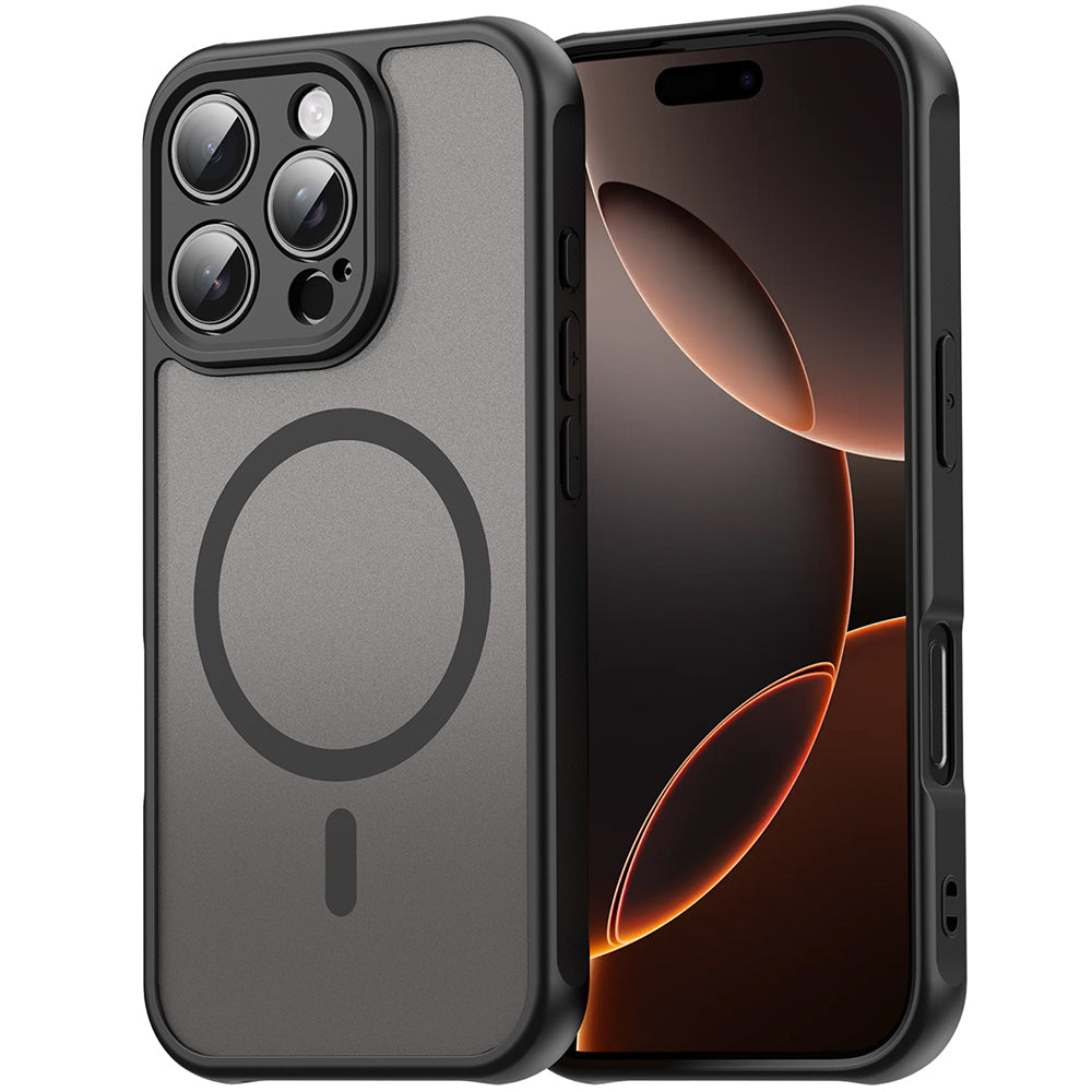 Калъф MagSafe за Apple iPhone 11 Pro Max, Techsuit, HaloFrost II, Черен
