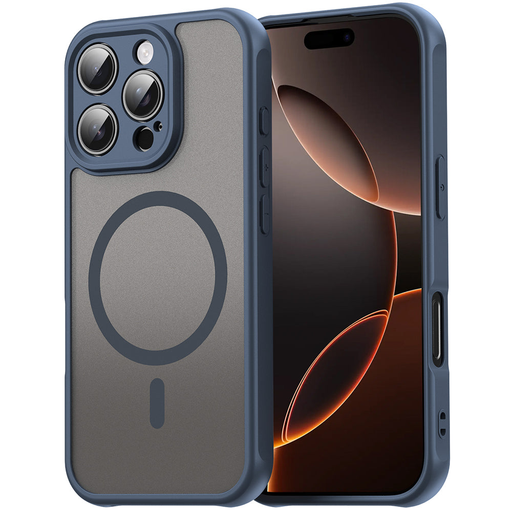Калъф MagSafe за Apple iPhone 11, Techsuit, HaloFrost II, Тъмносин