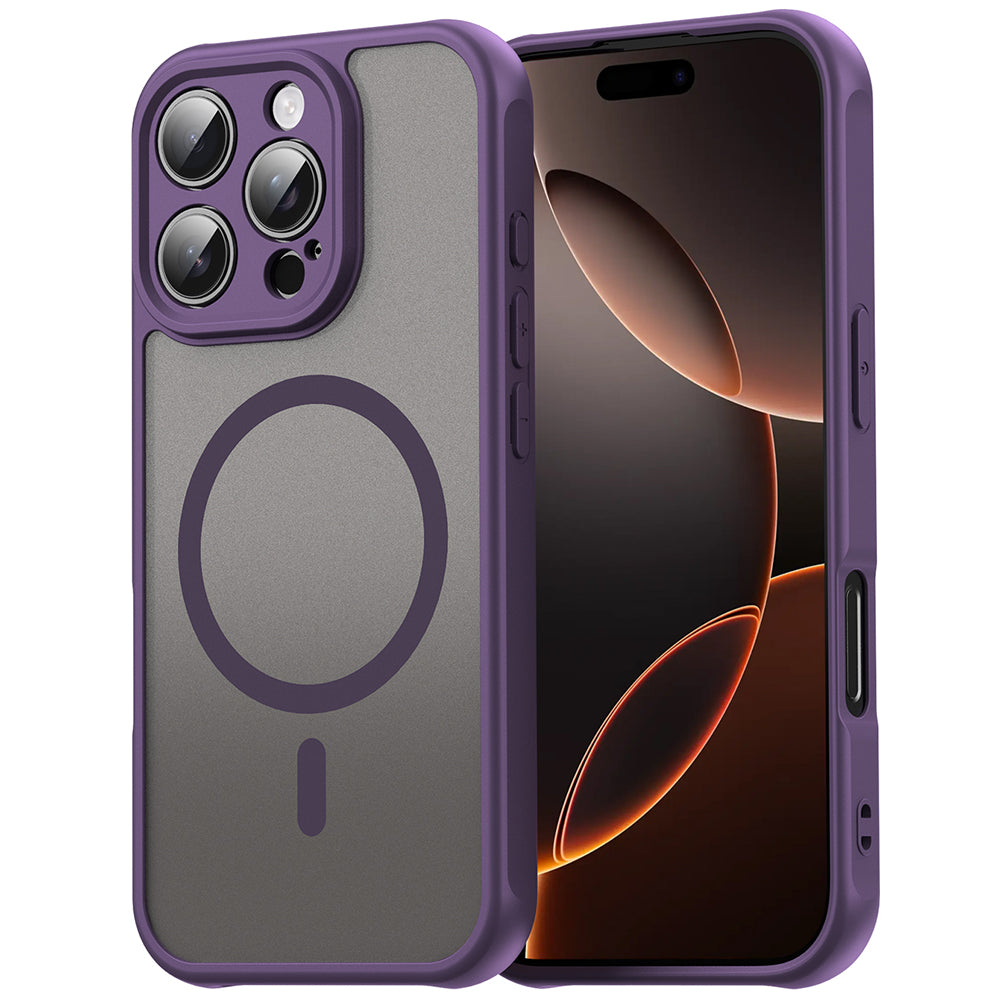 Калъф MagSafe за Apple iPhone 11, Techsuit, HaloFrost II, Лилав
