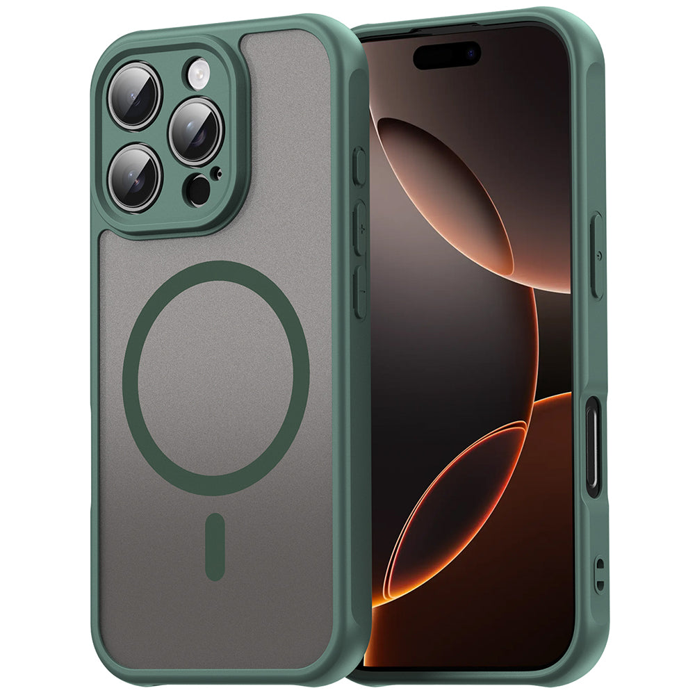 Калъф MagSafe за Apple iPhone 11, Techsuit, HaloFrost II, Зелен