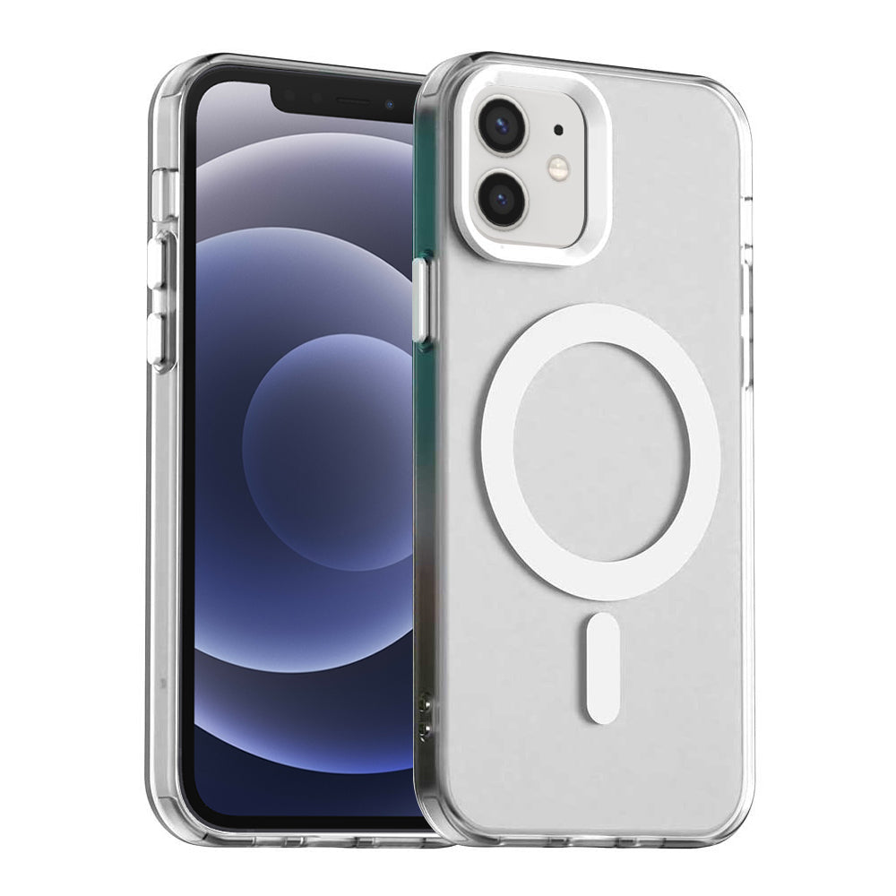 Калъф MagSafe за Apple iPhone 12 / 12 Pro, Techsuit, CandyCase, Бял