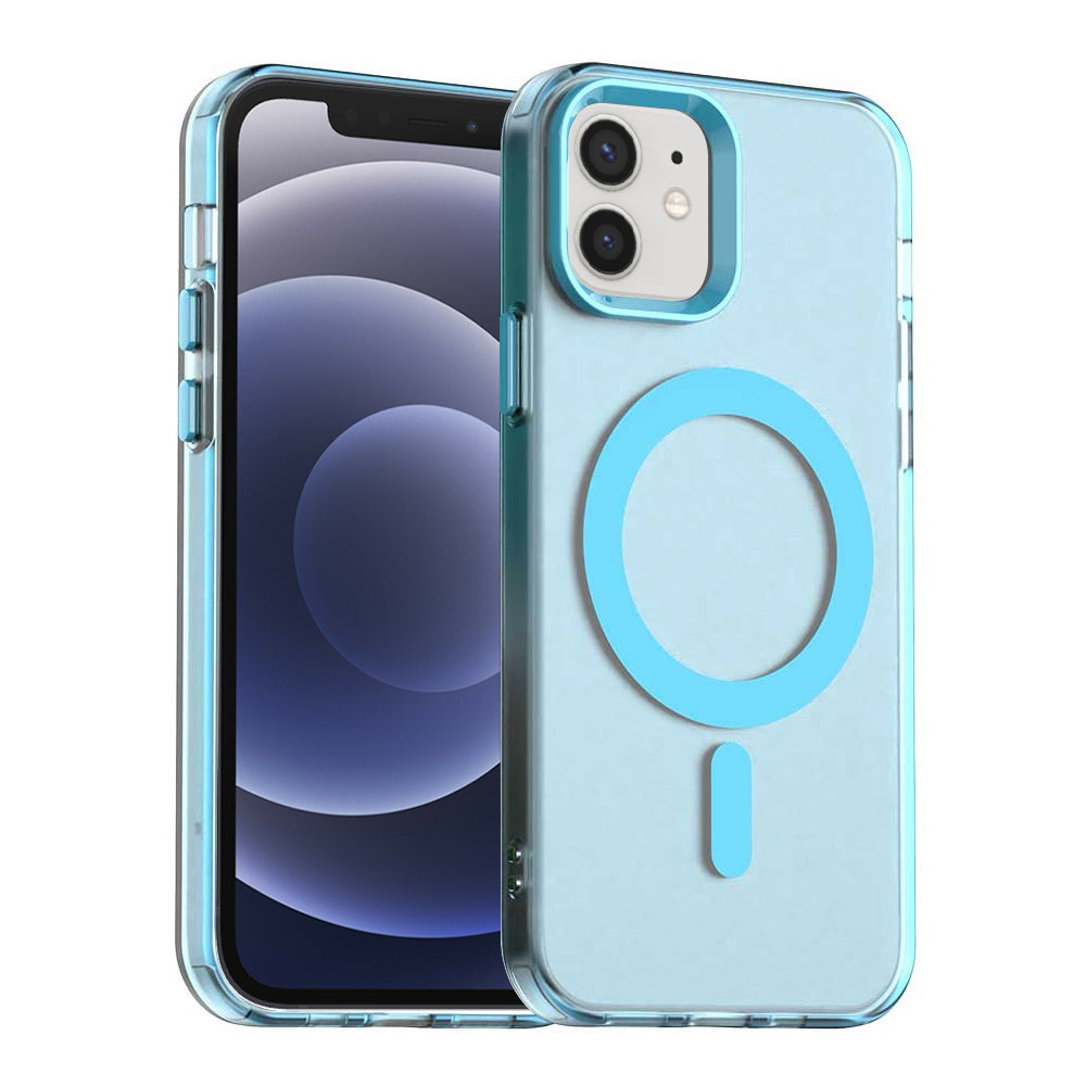Калъф MagSafe за Apple iPhone 12 / 12 Pro, Techsuit, CandyCase, Син