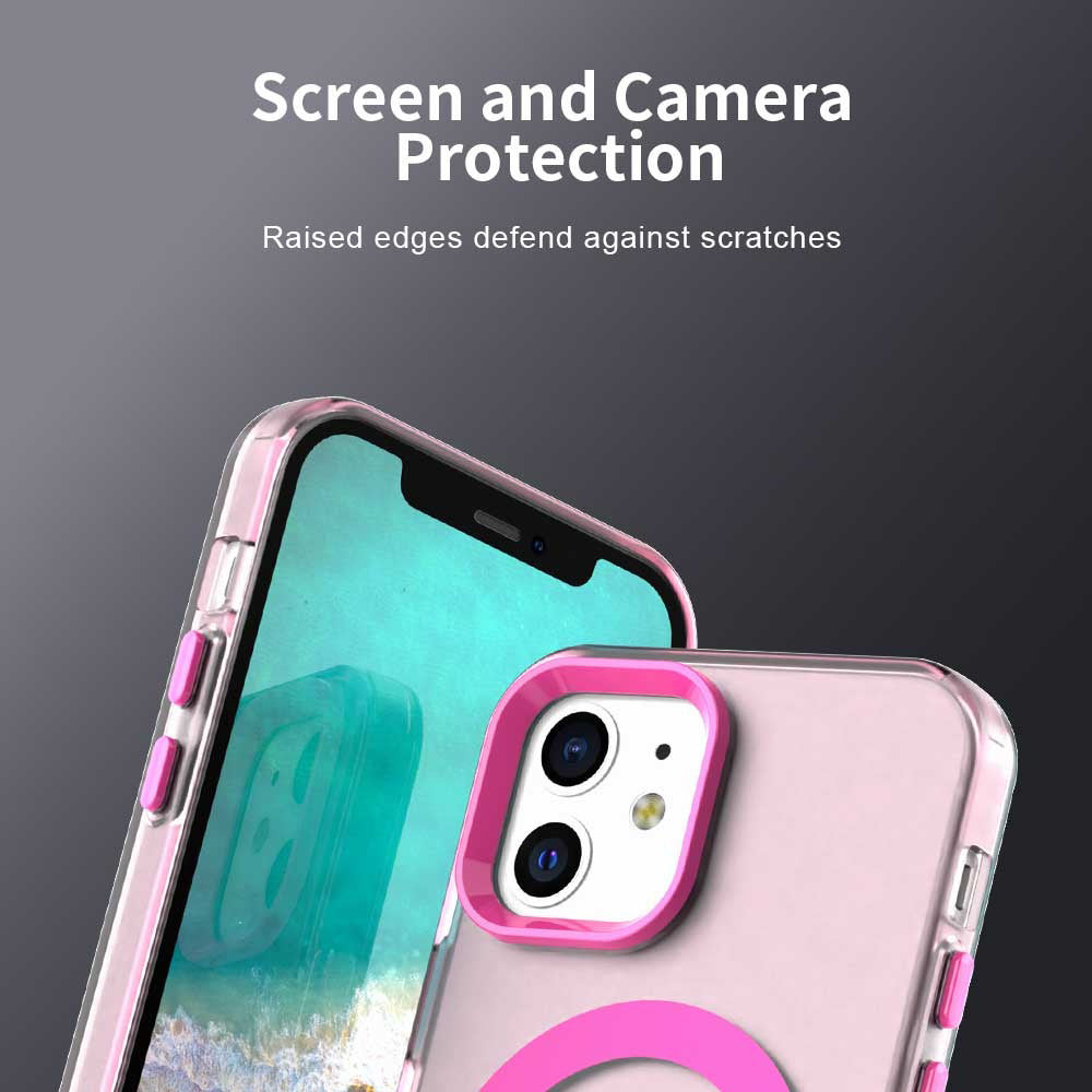 Калъф MagSafe за Apple iPhone 12 / 12 Pro, Techsuit, CandyCase, Розов