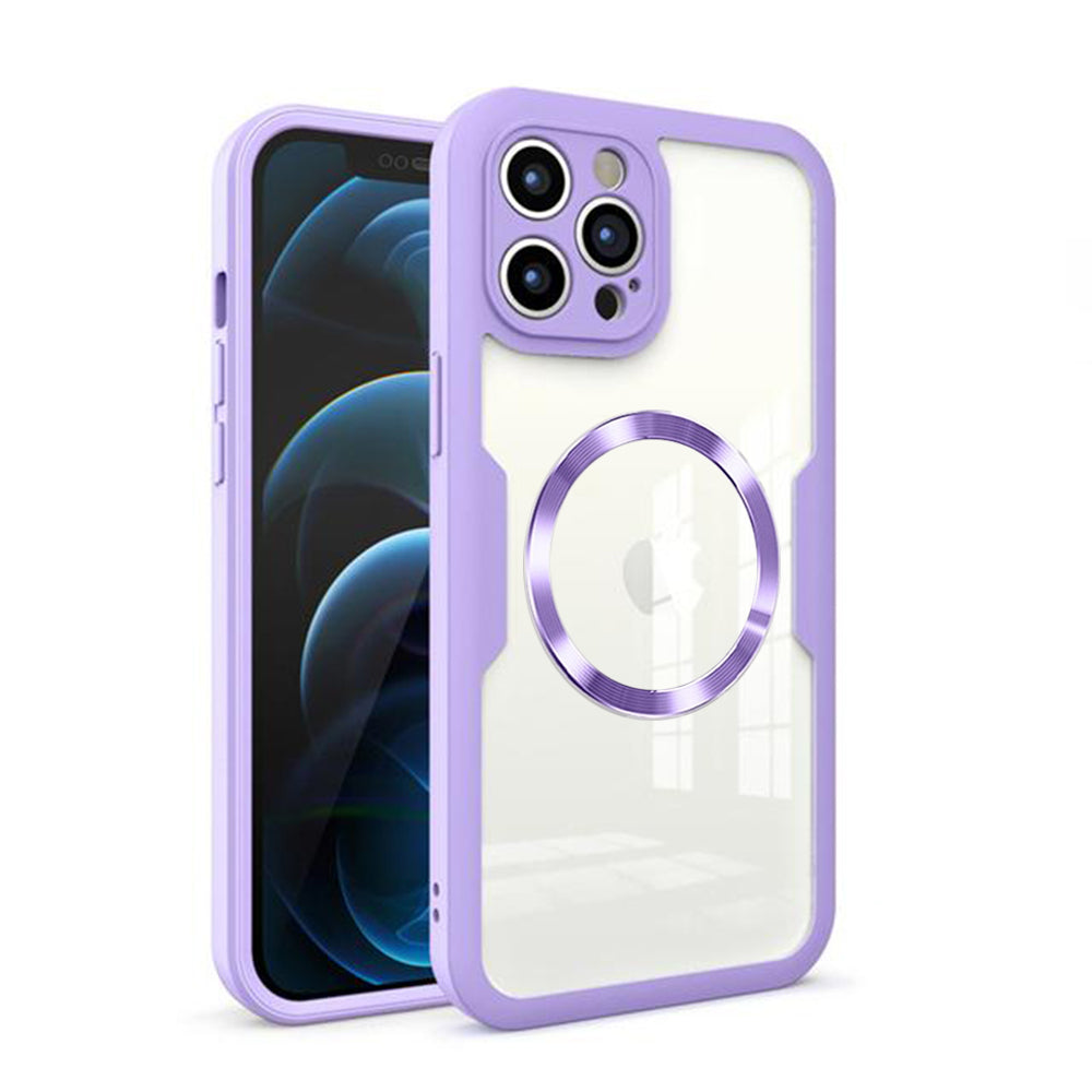 Калъф MagSafe за Apple iPhone 12 Pro Max, Techsuit, ColorVerse 360, Лилав