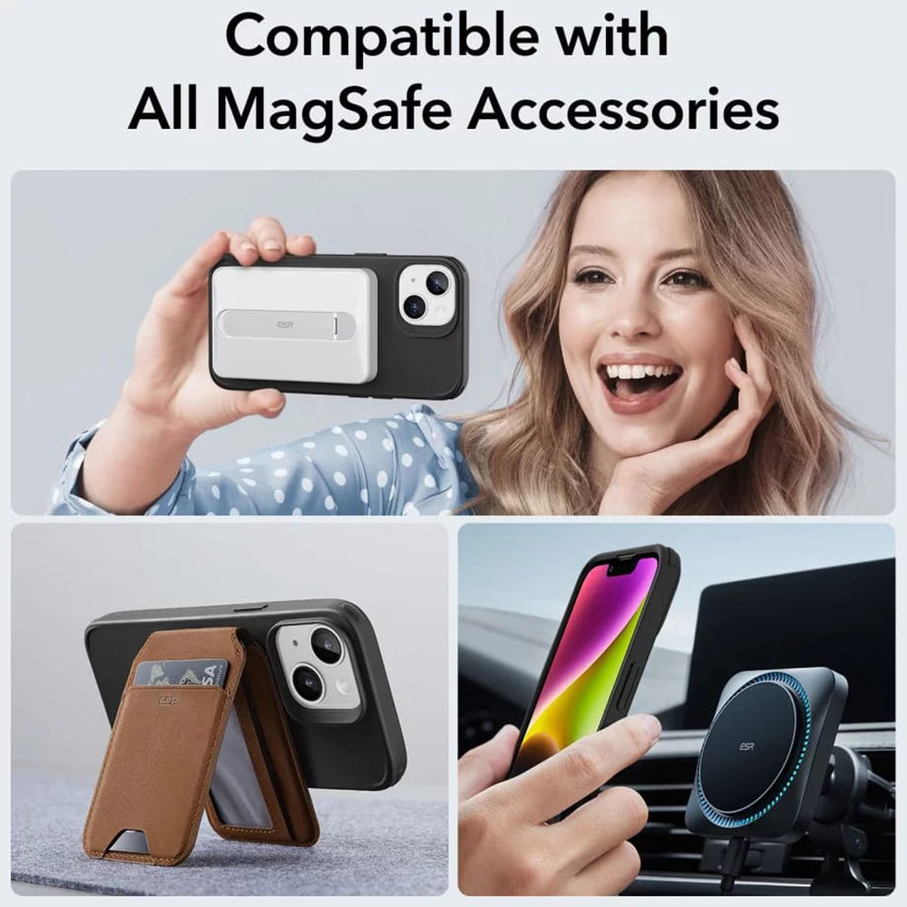 Калъф MagSafe за Apple iPhone 14 / 13, ESR, Classic Hybrid, Черен