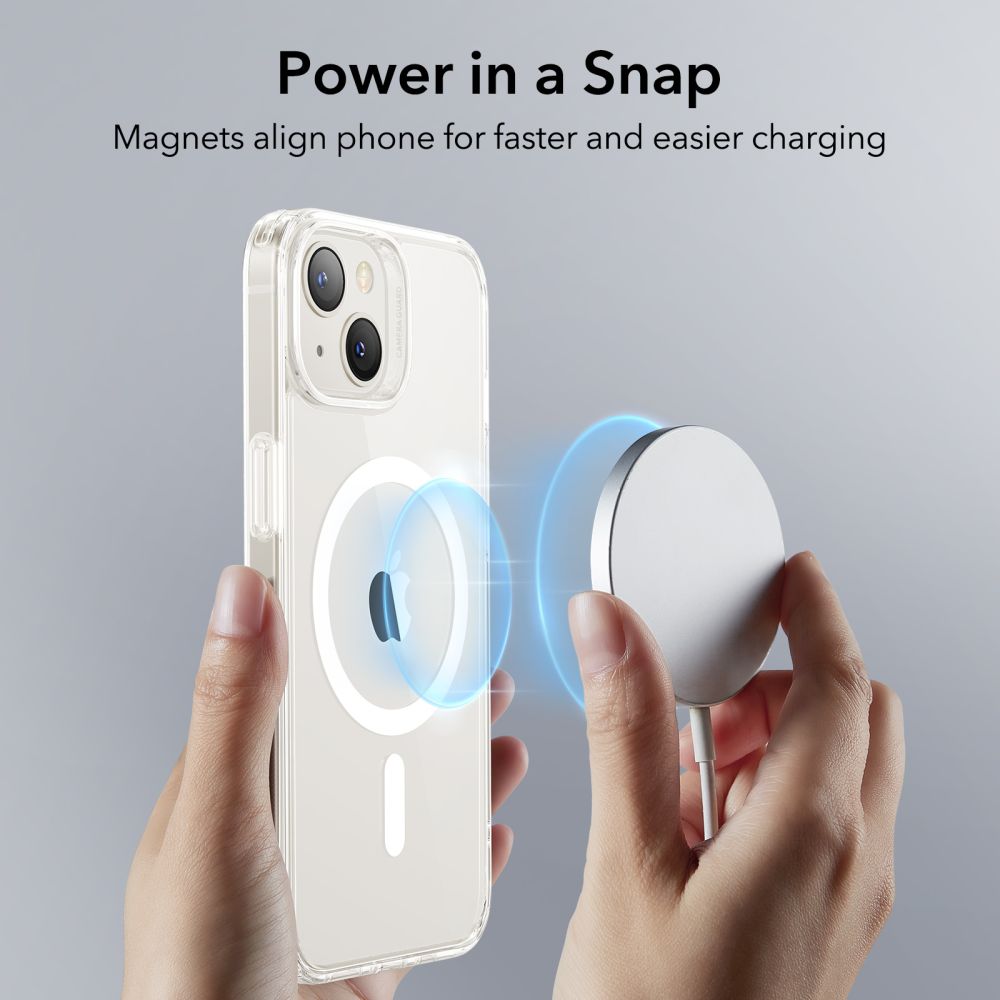 Калъф MagSafe за Apple iPhone 14 / 13, ESR, Classic Hybrid, Прозрачен
