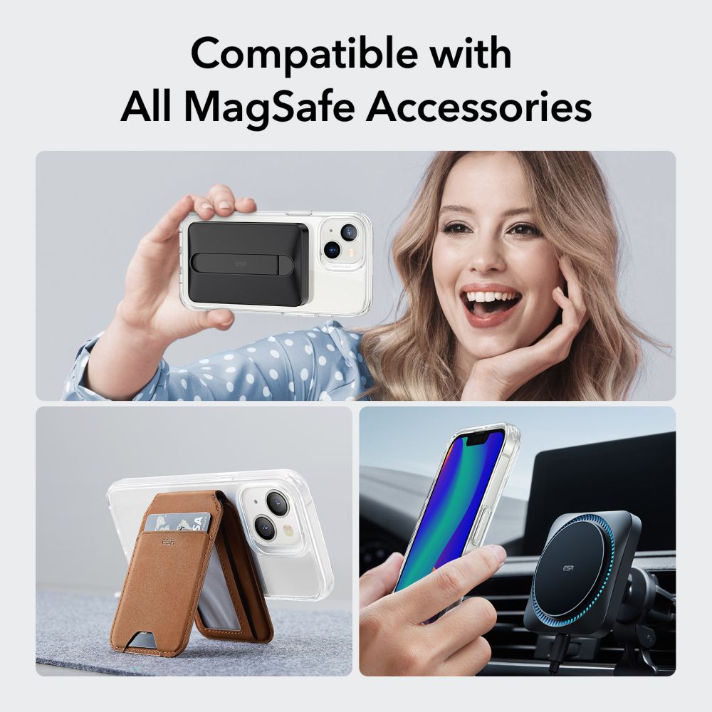 Калъф MagSafe за Apple iPhone 14 / 13, ESR, Classic Hybrid, Прозрачен