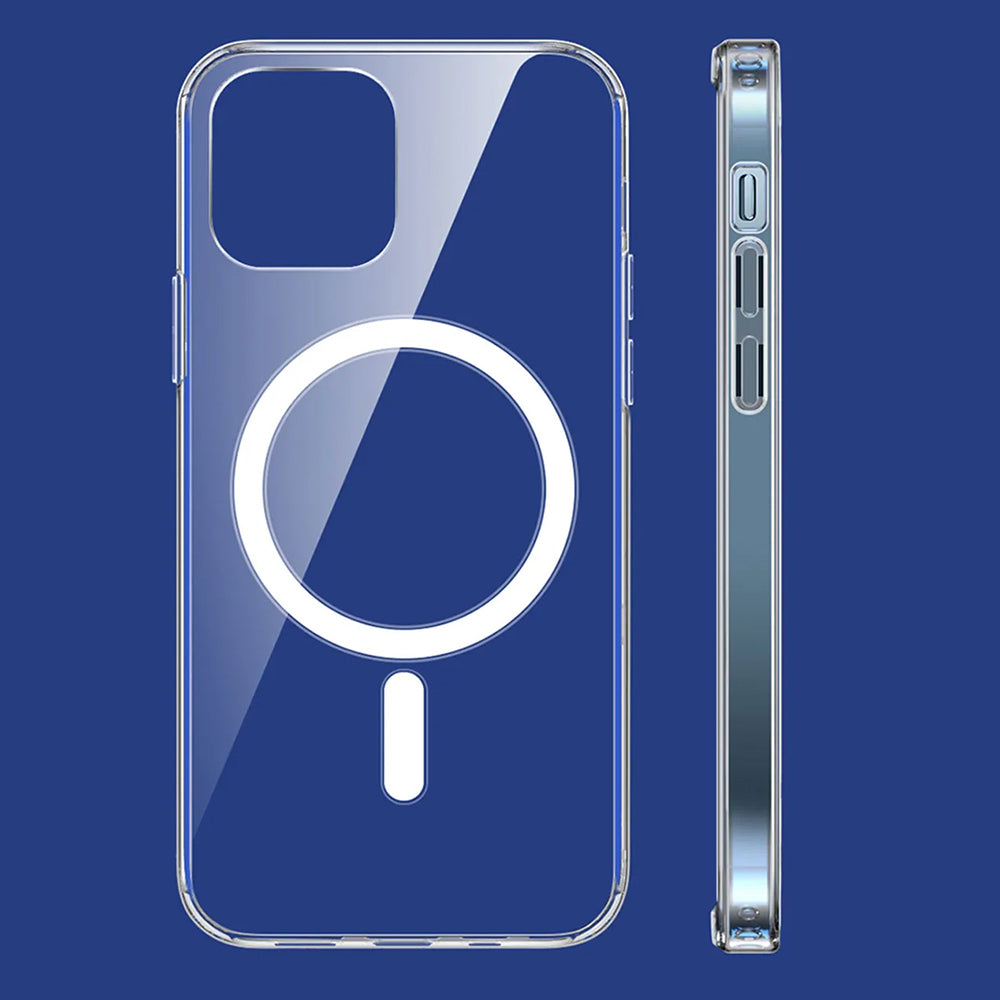 Калъф MagSafe за Apple iPhone 13 Pro, Techsuit, Pro, Прозрачен
