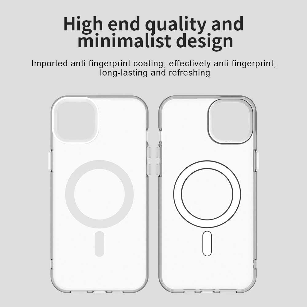 Калъф MagSafe за Apple iPhone 13, Techsuit, CandyCase, Бял