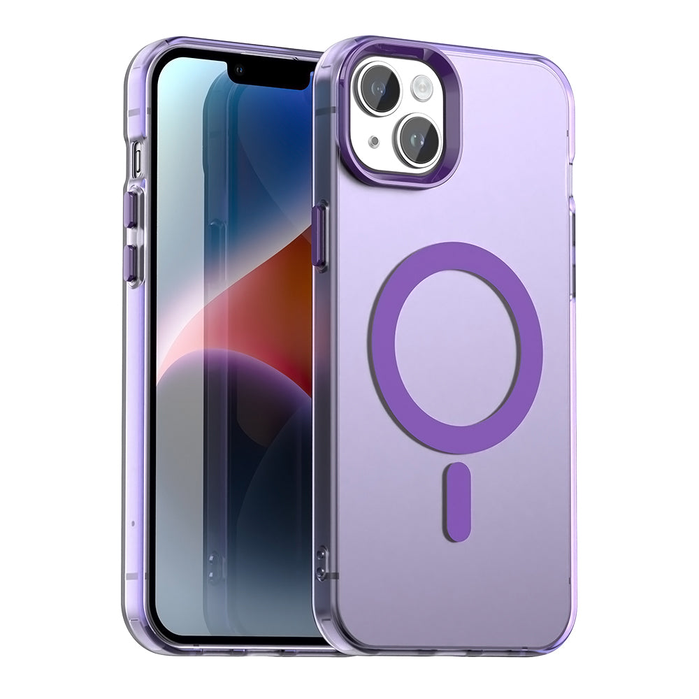 Калъф MagSafe за Apple iPhone 13, Techsuit, CandyCase, Лилав
