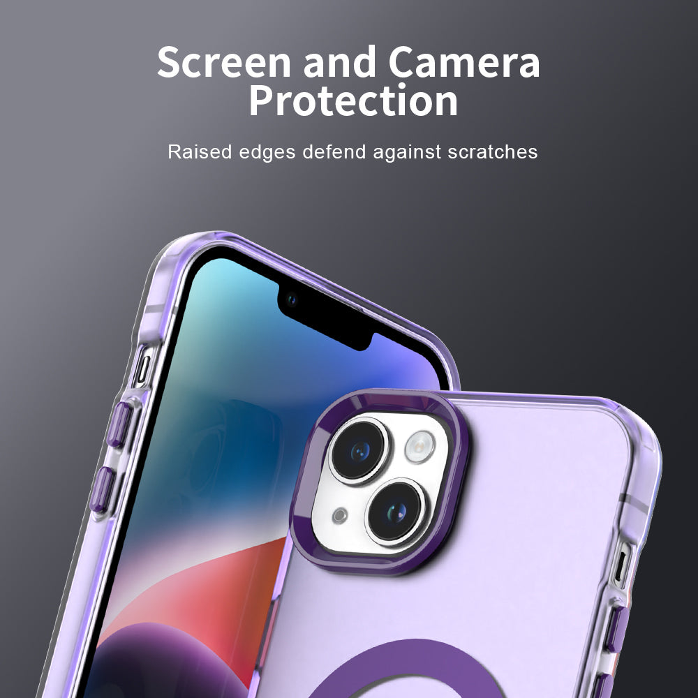 Калъф MagSafe за Apple iPhone 13, Techsuit, CandyCase, Лилав