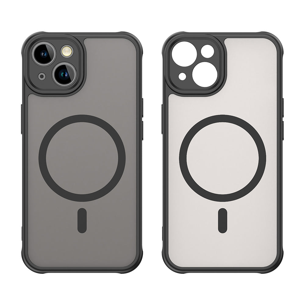 Калъф MagSafe за Apple iPhone 13, Techsuit, HaloFrost II, Черен