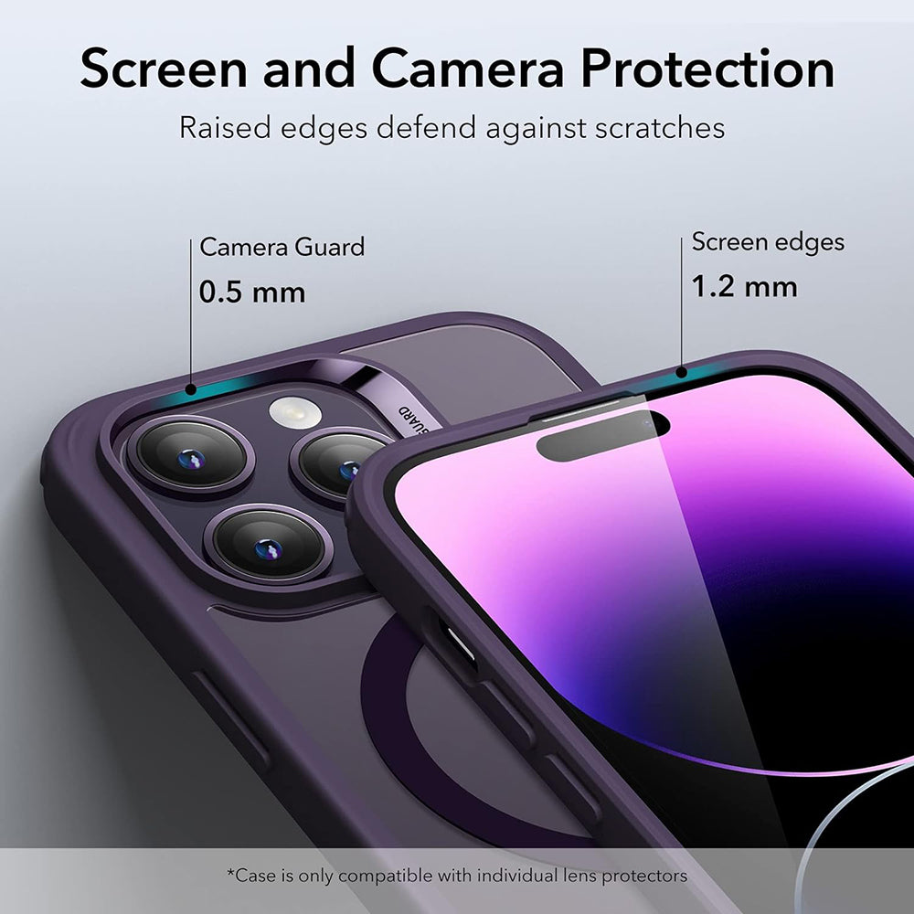 Калъф MagSafe за Apple iPhone 14 Pro, ESR, Classic Hybrid, Прозрачен лилав