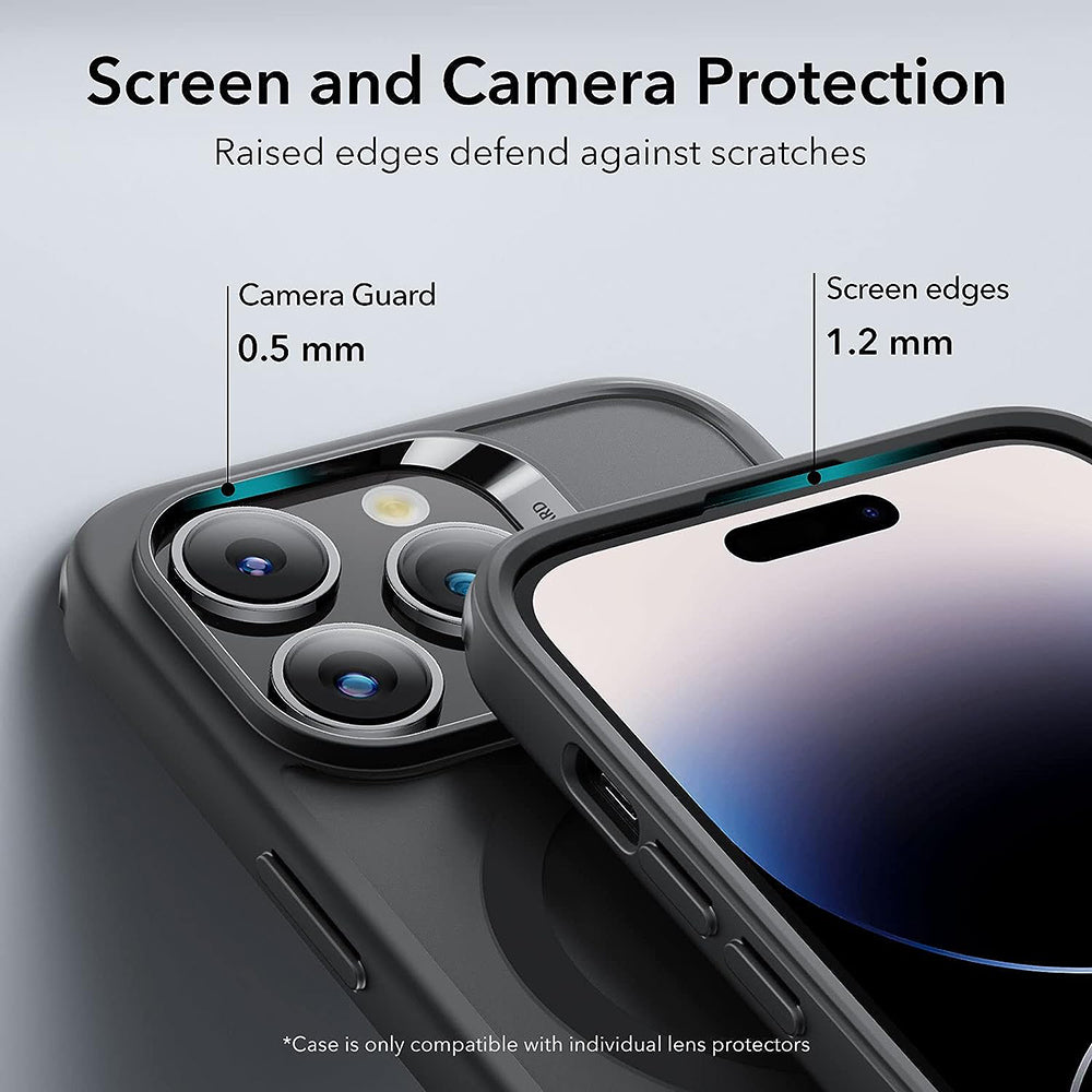 Калъф MagSafe за Apple iPhone 14 Pro, ESR, Classic Hybrid, Черен сатен