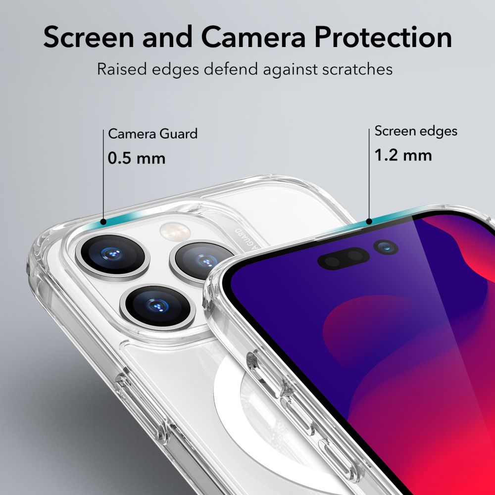 Калъф MagSafe за Apple iPhone 14 Pro, ESR, Classic Hybrid, Прозрачен