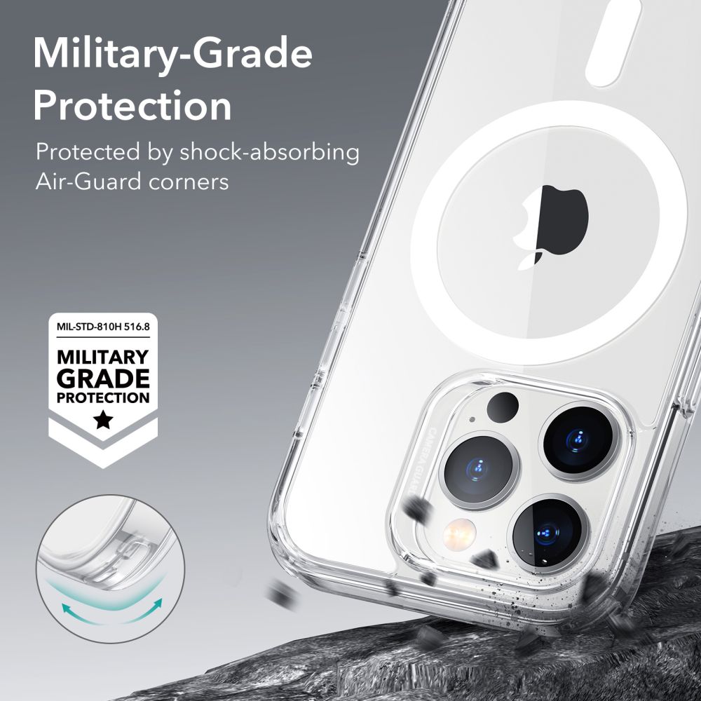 Калъф MagSafe за Apple iPhone 14 Pro, ESR, Classic Hybrid, Прозрачен