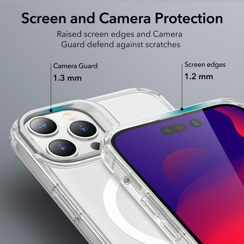 Калъф MagSafe за Apple iPhone 14 Pro, ESR, Classic Kickstand, Прозрачен