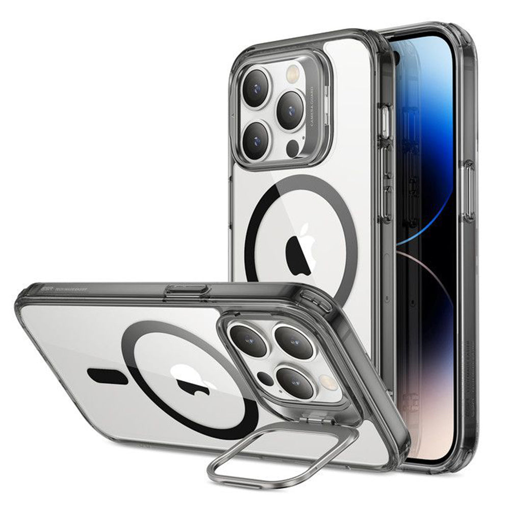 Калъф MagSafe за Apple iPhone 14 Pro Max, ESR, Classic Kickstand, Прозрачно черен